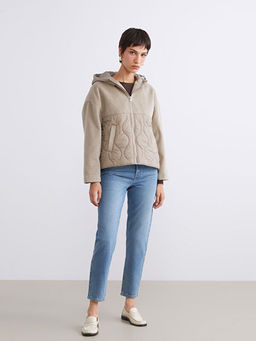 Kap??onlu Kapitone Oversize Kad?n ?i?me Mont