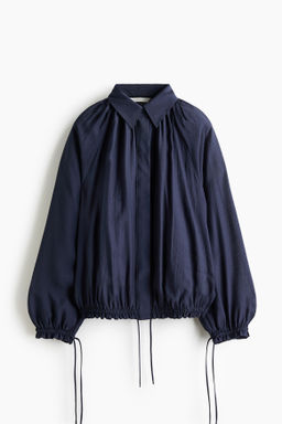 Camisa oversize con cordones de ajuste - H&m фото 2