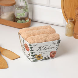 Набор полотенец «Этель» This Kitchen, 35×50 см - 3 шт., 100% хлопок, махра 340 г/м²