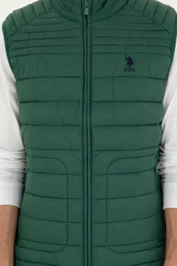 Мужской темно-зеленый жилет - U.s. polo assn фото 6