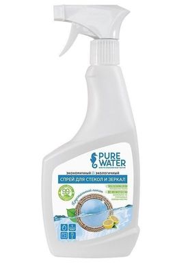 Спрей для стекол и зеркал торговой марки Pure Water Хрустальный лимон 500 мл