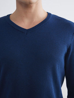 V Yaka Erkek Triko Kazak