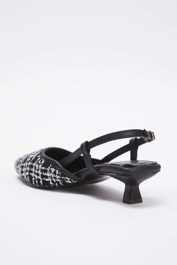 Siyah Tuvit Arkas? Ac?k Kad?n Kitten Topuklu Ayakkab? TAKAW25TO00039 - Trendyolmilla фото 4