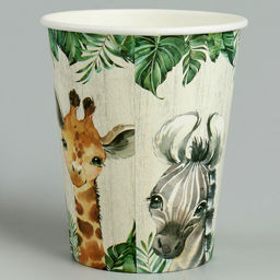 Стаканы бумажные Животные, 6 шт - Страна карнавалия фото 3