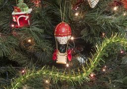 Елочные игрушки ручной работы: Воздушный елочный шарик 3020