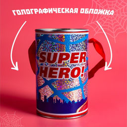 Копилка с голографией, 7.8 см × 7.8 см × 12 см «Спайдер-мен», Человек-паук