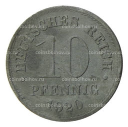 Монета 10 пфеннигов 1920 года Германия