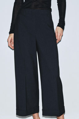 ZW COLLECTION PINSTRIPED TROUSERS