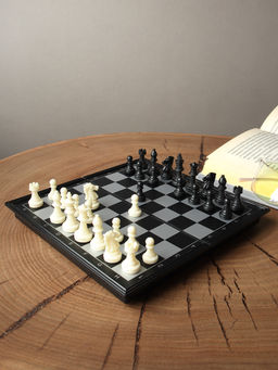 Игра настольная 3 в 1: нарды, шахматы, шашки 18х10 / 7308 /уп 144/магнитная доска - Галеонтрейд фото 3