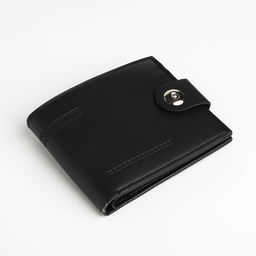 Портмоне мужское на магните, отдел для карт, монет, чёрное