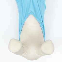 Футболка-поло для животных, M (ДС 30, ОГ 40, ОШ 27 см), голубая - Simaland фото 5