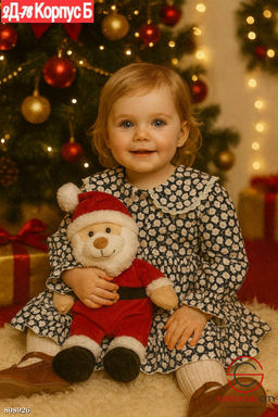 платье для девочки с принтом