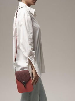 Сумка замшевая кросс-боди Deboro 31023 розовый флам/горох