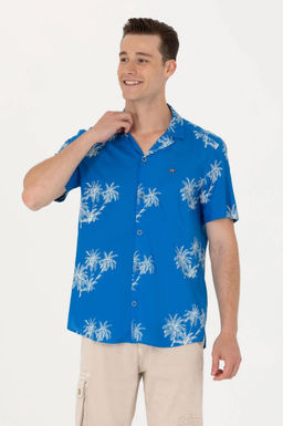 U. S. Polo Assn Мужская рубашка Saks с коротким рукавом