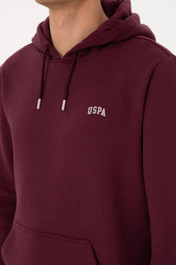Erkek Regular Fit Kap__onlu _ardonlu Bordo Basic Sweatshirt - U.s. polo assn фото 7