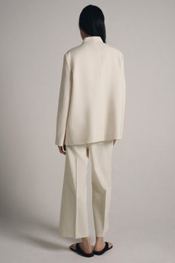 BLAZER CRUZADA ZW COLLECTION / Beige claro - Zara фото 9