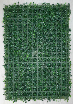 Искусственная трава на стену, коврик самшит т-зеленый в модулях, декоративный газон 40х60см - Buro фото 3