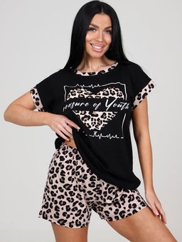 863 ДОМАШНИЙ КОСТЮМ (шорты) (Леопард) - А-дина фото 3