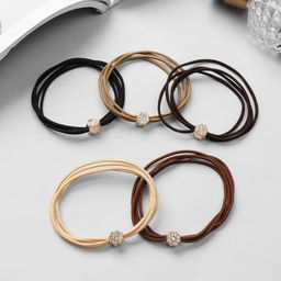 Цена за 12 шт. Резинка для волос «Салли», цветок, 5 см, МИКС