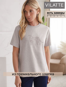 Футболка из премиального хлопка с авторским принтом