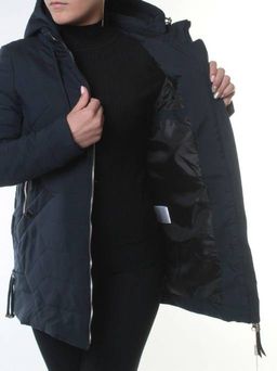 A620 GRAY Пальто зимнее женское (200 гр. био-пух)