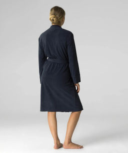 ATLANTIC SZL-002 Халат Towel Terry темно-синий  фото 2