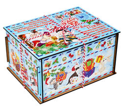 Посылка Чудеса сбываются 1000 г. фанера