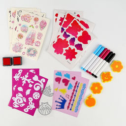 Переводные татуировки детские, набор для творчества, вид МИКС