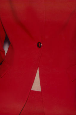 FITTED BLAZER WITH SHOULDER PADS - Zara фото 17