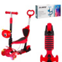 Самокат трехколесный с ручкой управления