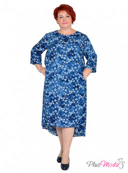 Платье Модель №1498 размеры 44-84 - Plusmoda фото 7