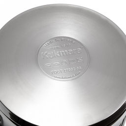 Кастрюля из нержавеющей стали Safia 1,8л, д16см, h16,5см, дно д15см, s0,8мм, металлическая крышка, плоское, утолщенное дно, ТРС (теплораспределительный слой), нержавейка AISI 304 (18/10) (Россия) Подходит для всех видов плит, включая индукционную. - Домашняя мода фото 5