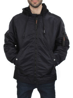 8798 DK. BLUE Куртка мужская демисезонная (100 гр. синтепон) - Fashion фото 2