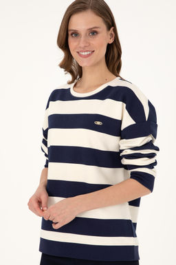 Женский кремовый свитшот Неожиданная скидка в корзине - U.s. polo assn фото 3