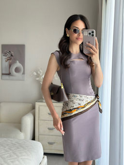 Платье Саньетто (лиловый) - Nadi bordo фото 5