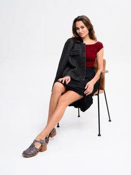 Босоножки 5035.23663bе.Вакса коричневый+коричневый