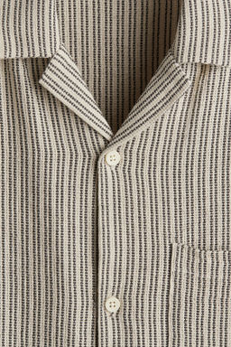 Camisa resort con textura Regular Fit - H&m фото 4