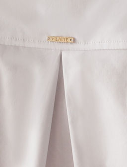 Блузка из легкого хлопкового поплина - Vilatte фото 6