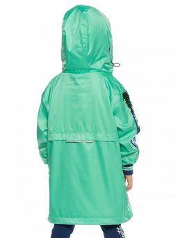 PELICAN, плащ для девочек, Зеленый  фото 5