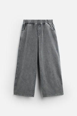 WASHED WIDE-LEG JOGGERS - Zara фото 6