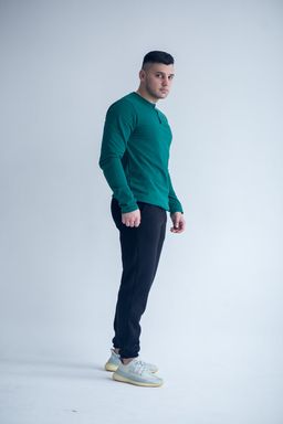 100% ХЛОПОК ПИКЕ Лонгслив мужской - Knitka wear фото 4