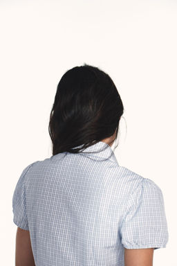 STRETCH POPLIN CHECK SHIRT - Zara фото 10