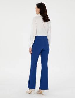Saks Flare Fit Kuma_ Pantolon