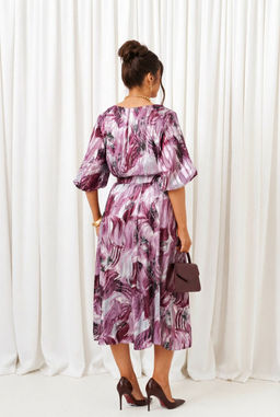 Платье Beautiful Free 6410 бордовый