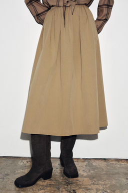ZW COLLECTION CAPE MIDI SKIRT - Zara фото 2