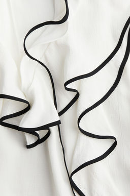 Blusa de crepe con volantes - H&m фото 7