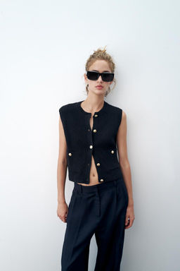 PLAIN KNIT TOP