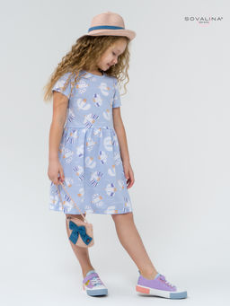 Платье Лето чайки на голубом ВБ - Sovalina фото 8