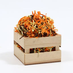 Наполнитель бумажный Золотая осень, коричневый, желтый, оранжевый, 50 г