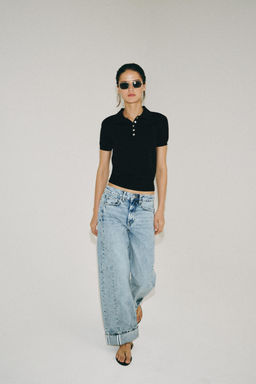 JEANS ZW COLLECTION RELAXED TIRO BAJO / Azul